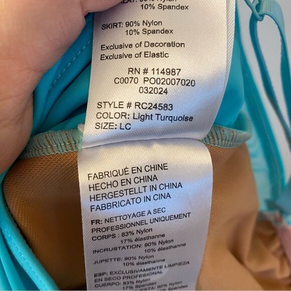 Revolution custom solo Dance lyrical dress STORIES UNTOLD RC24583 LC large child - Picture 10 of 11